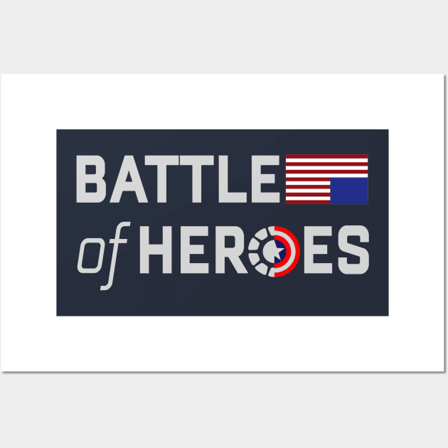 Battle of heroes Wall Art by geekmethat